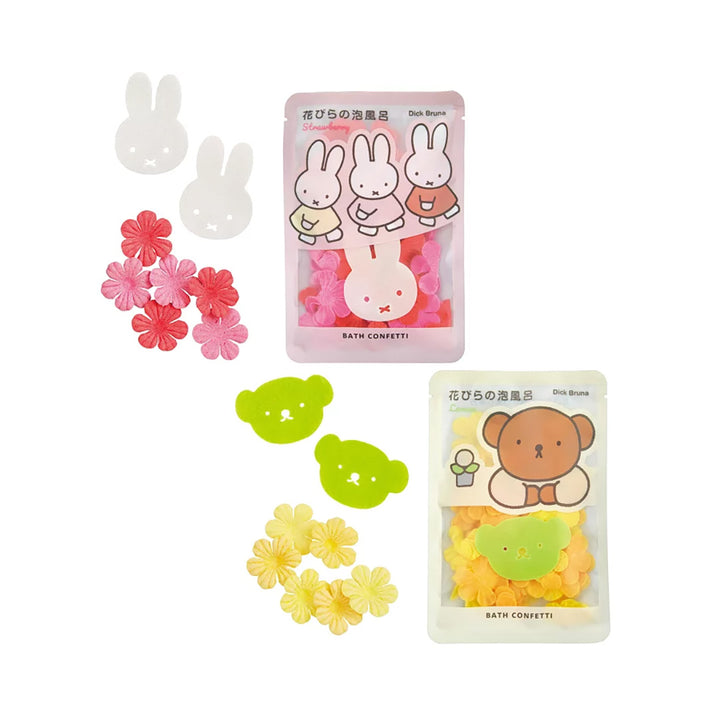 NEW Japanese Miffy Bubble Bath Confetti Petals - Two Types Available!
