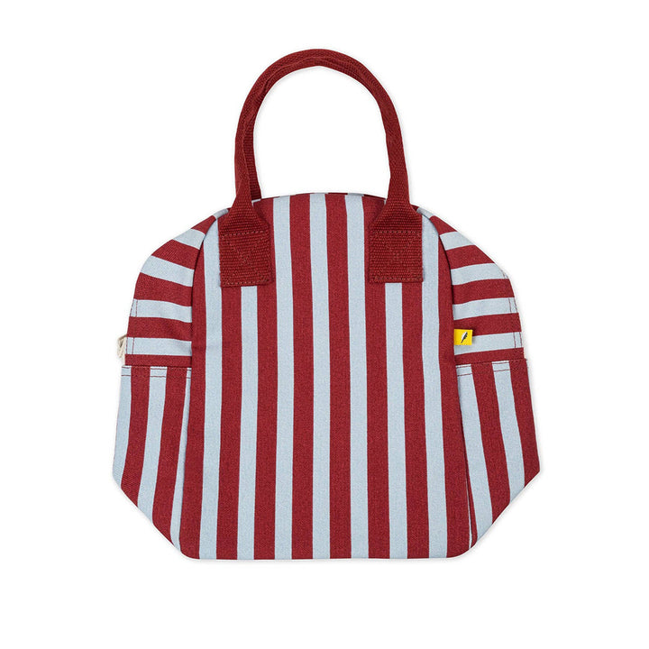 Zipper Lunch Bag- Chili Pepper Stripe