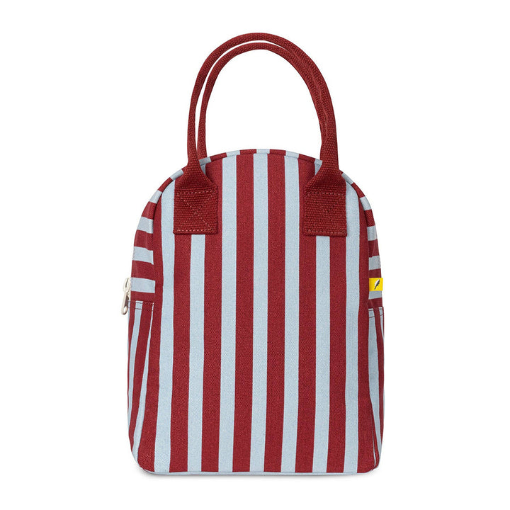 Zipper Lunch Bag- Chili Pepper Stripe