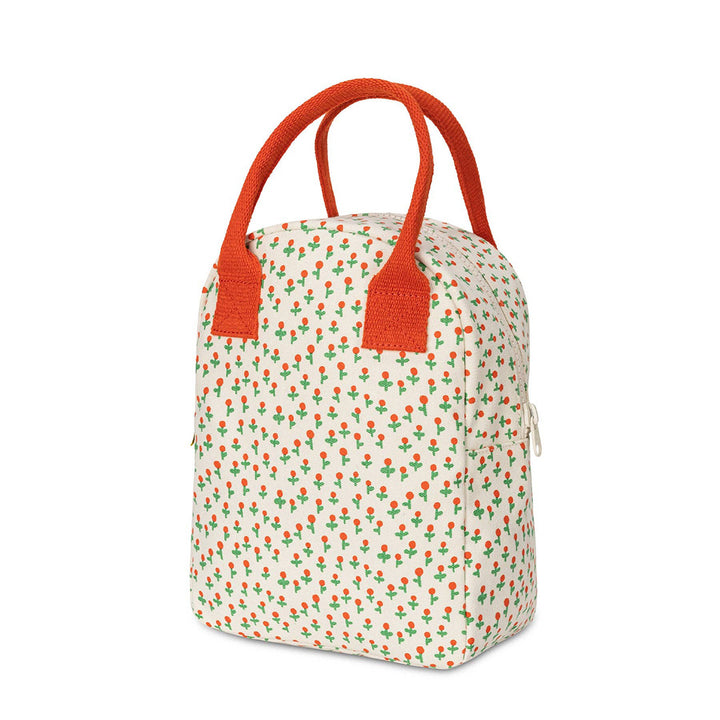 Zipper Lunch Bag- Tiny Roses