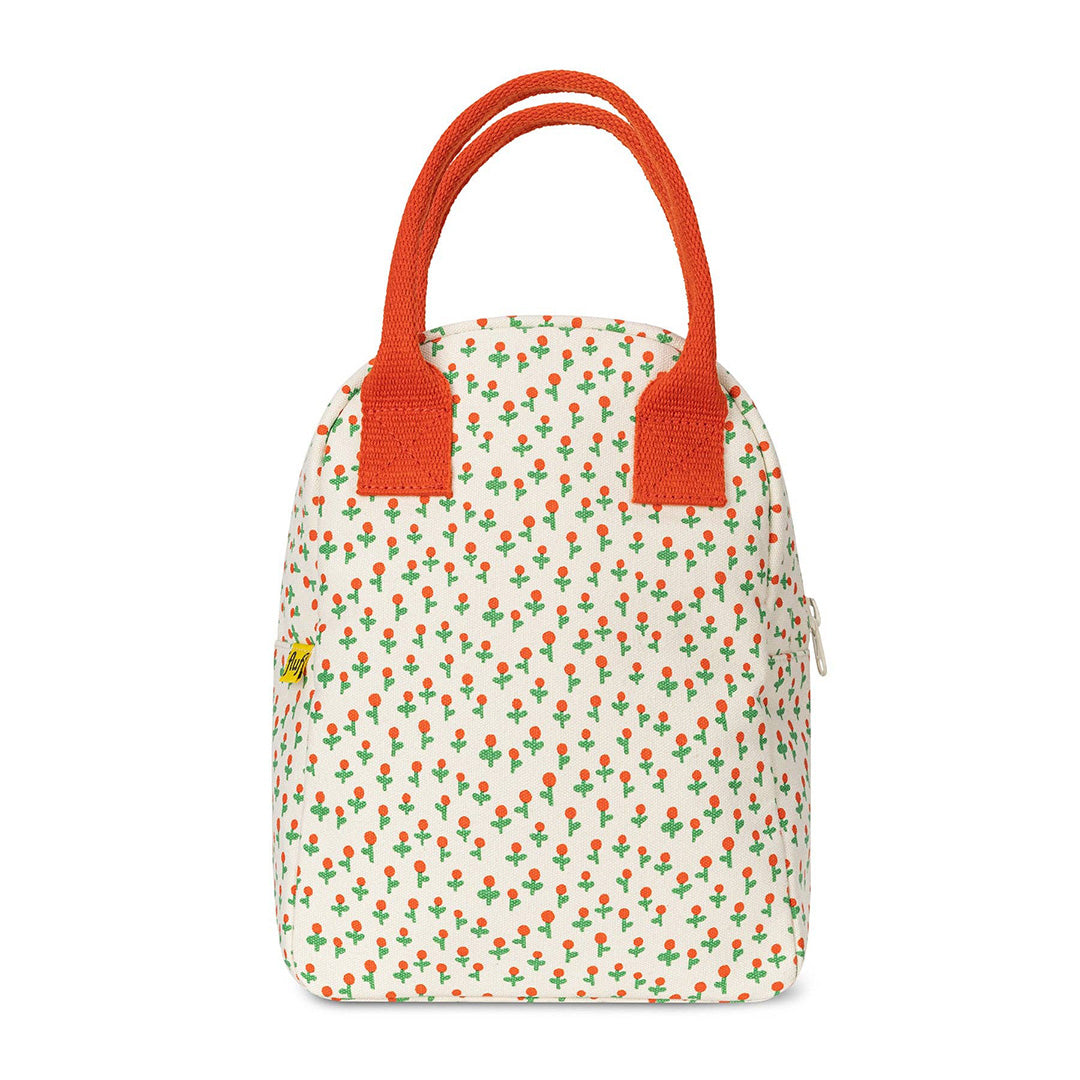 Zipper Lunch Bag- Tiny Roses