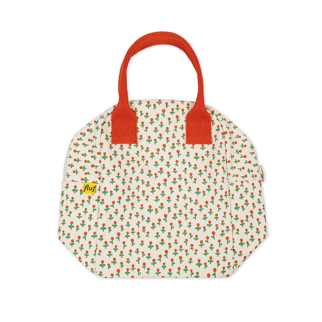 Zipper Lunch Bag- Tiny Roses