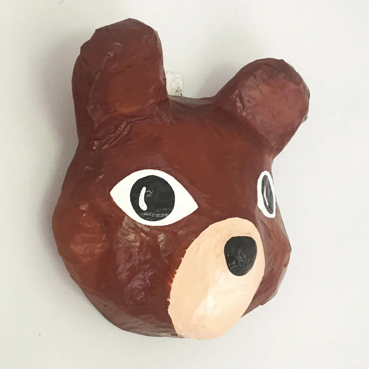 NEW Paper Mache Animal Head- Bear