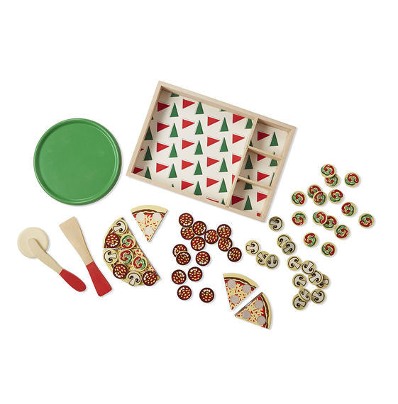 Wooden Pizza Party Set