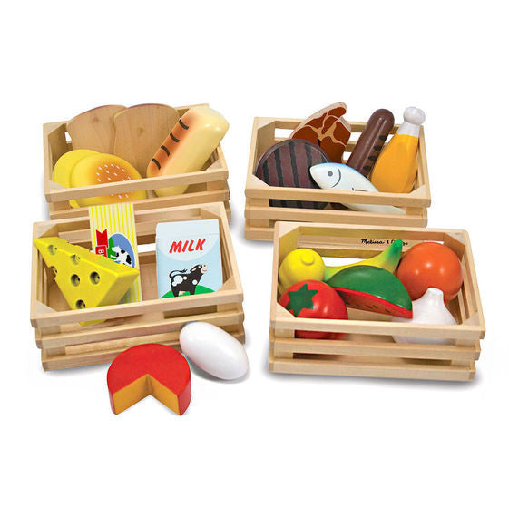 Wooden Play Food Groups