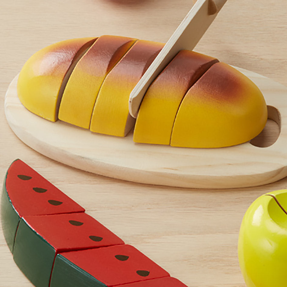 Wooden Cutting Food Set