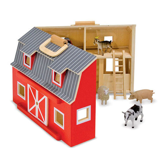 Fold and Go Barn Toy Set Detail