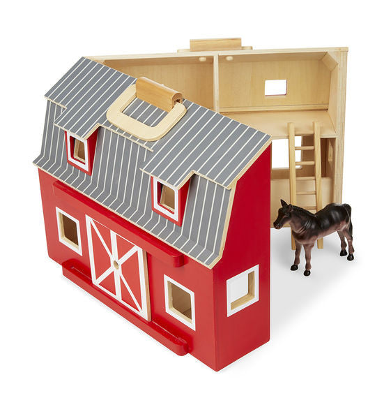 Fold and Go Barn Toy Set