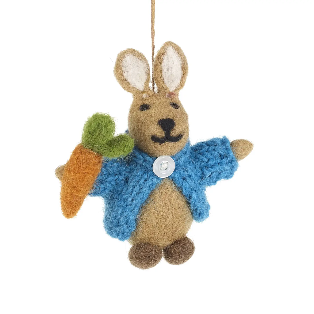 Eco Friendly Ornament: Peter Bunny