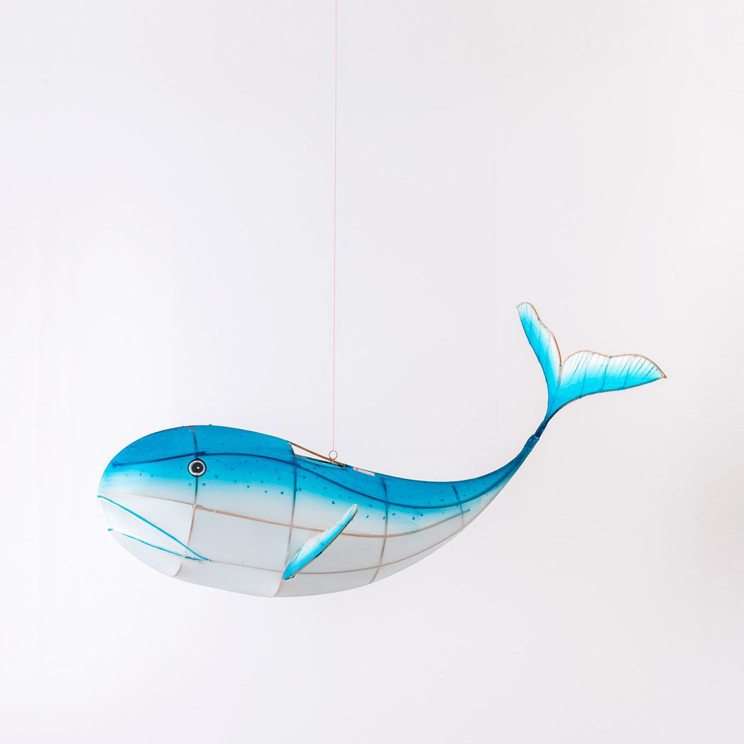 Bamboo Silk Lamps- Small Whale