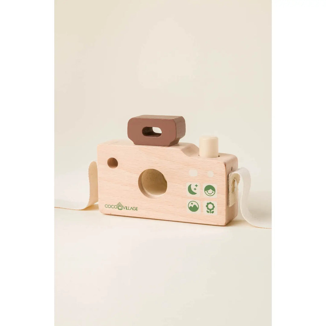 Wooden Camera with Bag