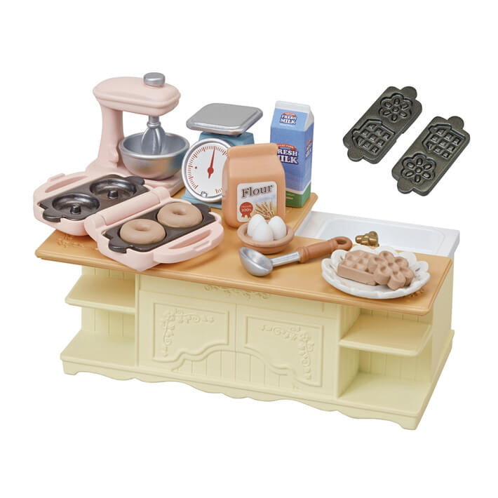 Kitchen Island with Accessories Set