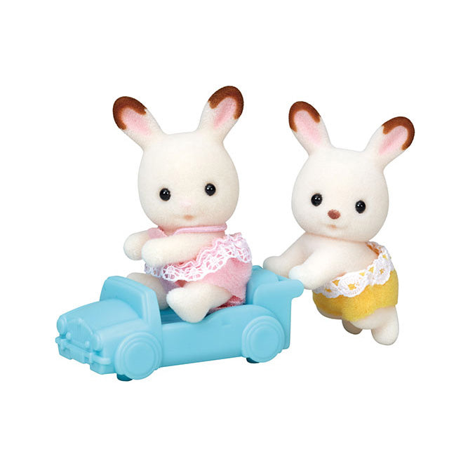 NEW Chocolate Rabbit Twins Set