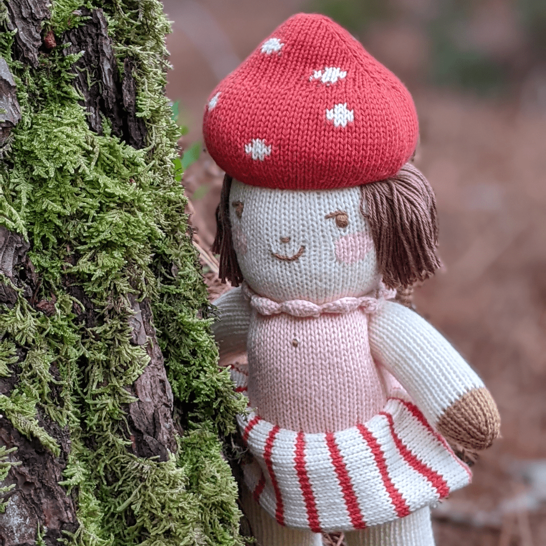 Pippa the Mushroom Regular Knit Doll