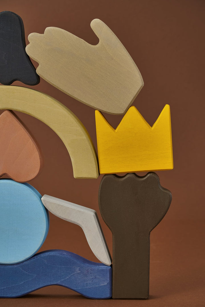 Diversity Wooden Building Blocks