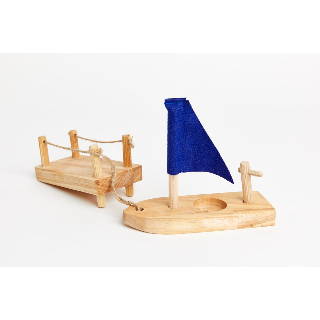 NEW Docking Boat with Sail Toy