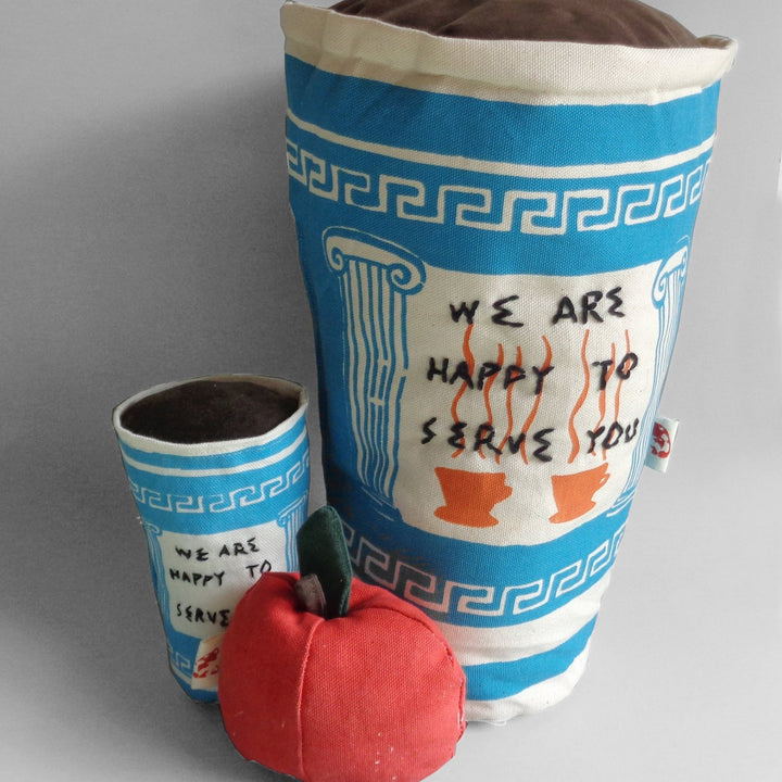 NEW Handmade Greek Coffee Cup Rattle Toy