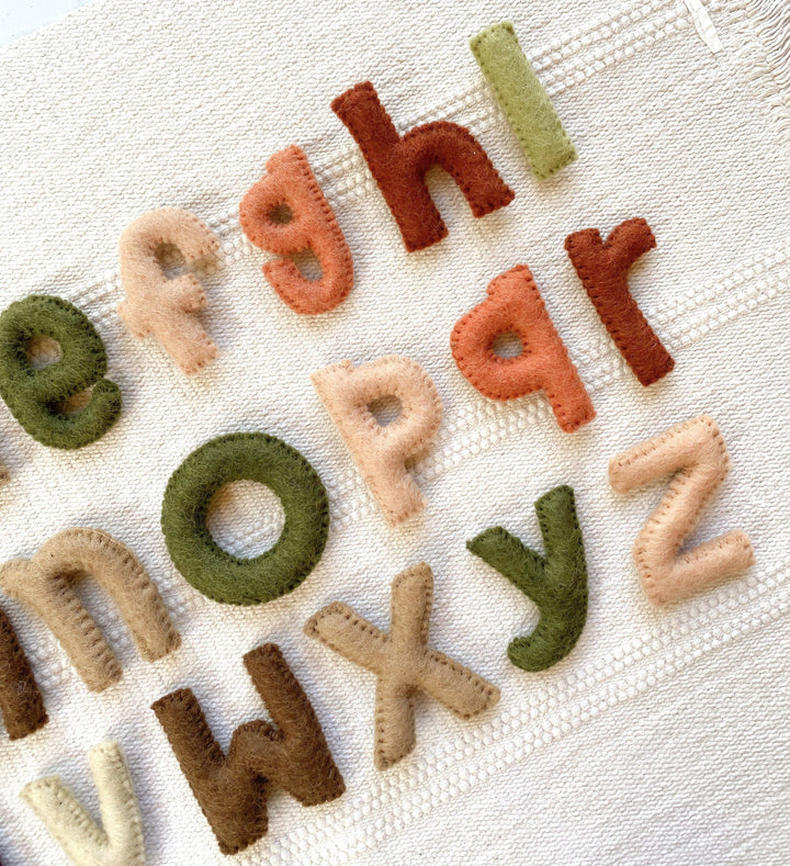 Wool Felt Alphabet Set- LOWERCASE