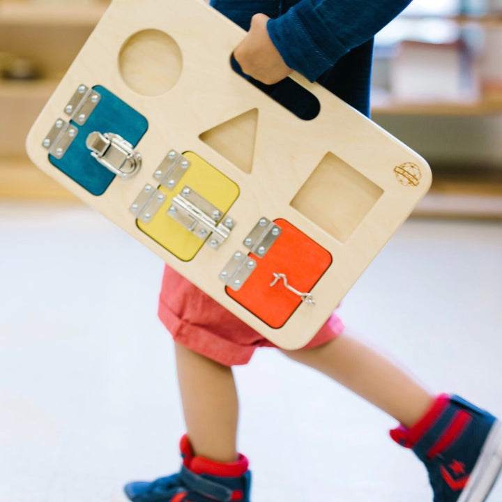 Wooden Latch Board Toy