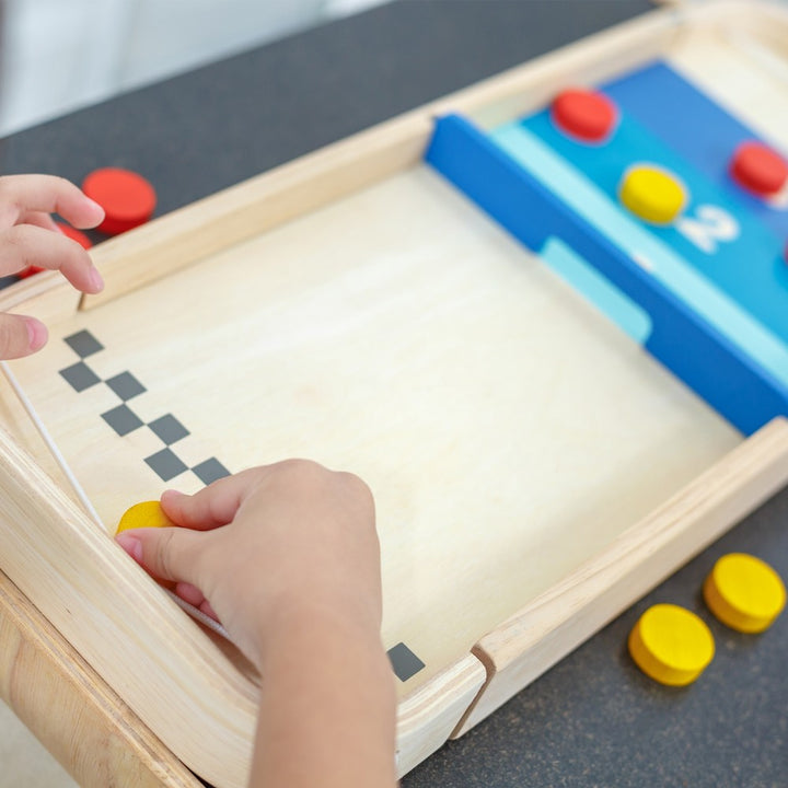 Wooden Shuffleboard Toy