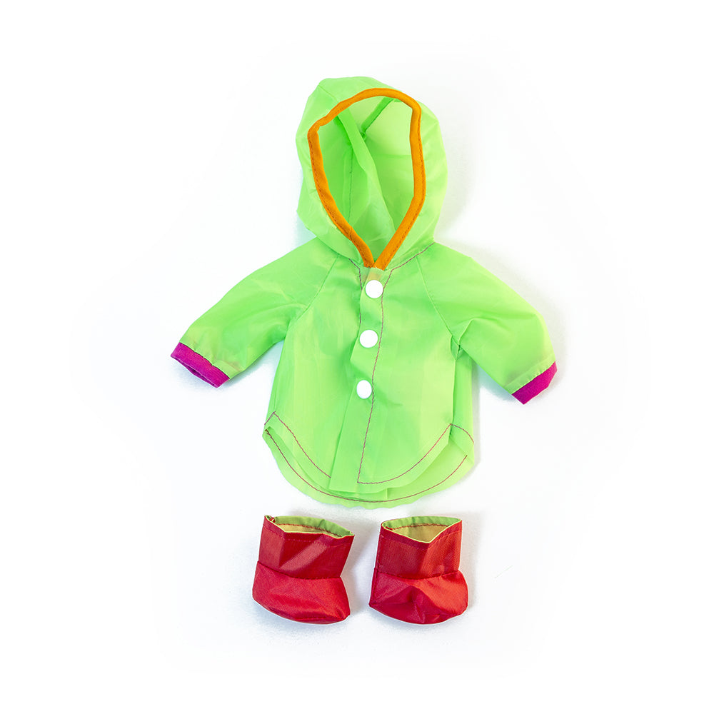 Doll Outfit: Raincoat and Boots 12"