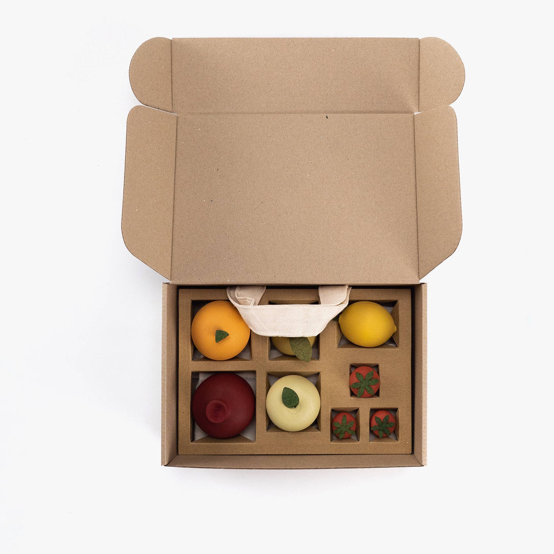 Wooden Fruit Set