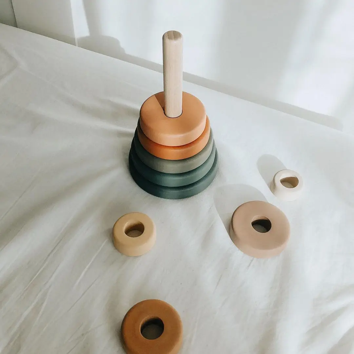 NEW Wooden Ring Stacker