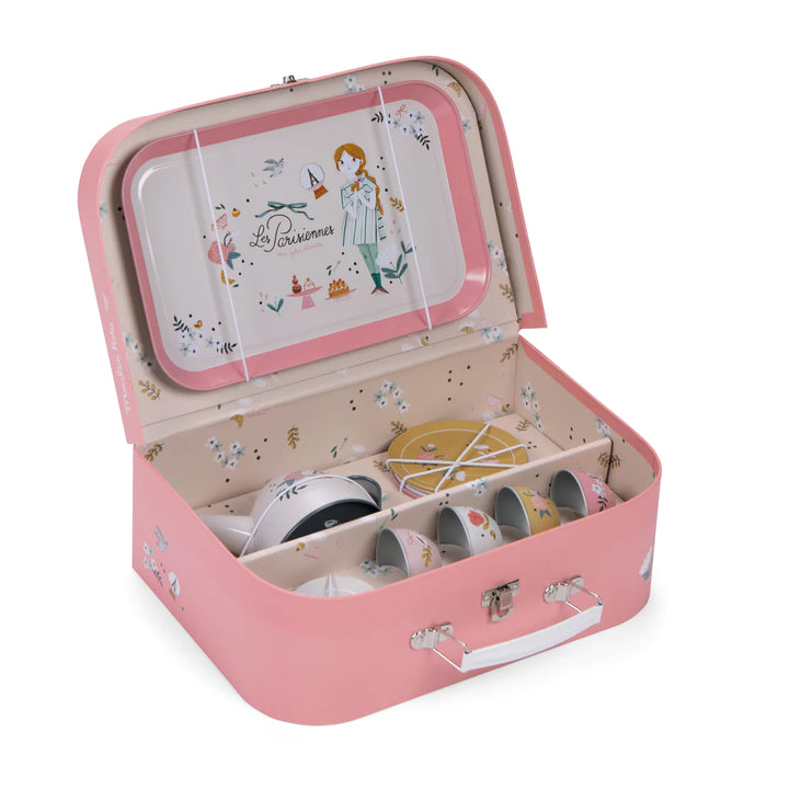 Les Parisiennes Suitcase Tea Set