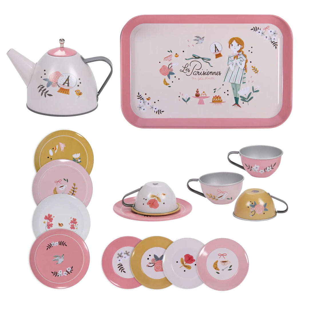 Les Parisiennes Suitcase Tea Set