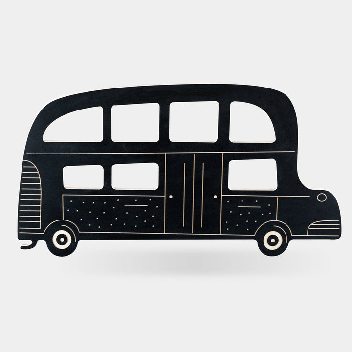 Retro Bus Large Chalkboard Set with Chalk