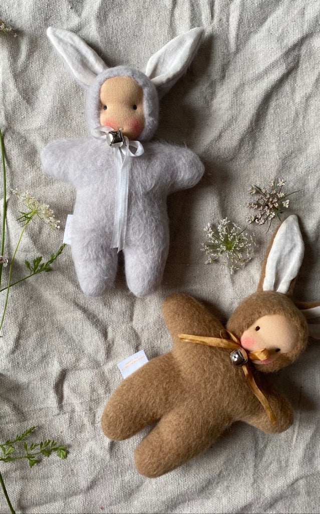 Woodland Bunny Doll- Available in Two Colors