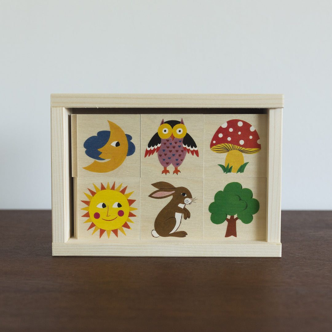 Wooden Memory Game - Natura