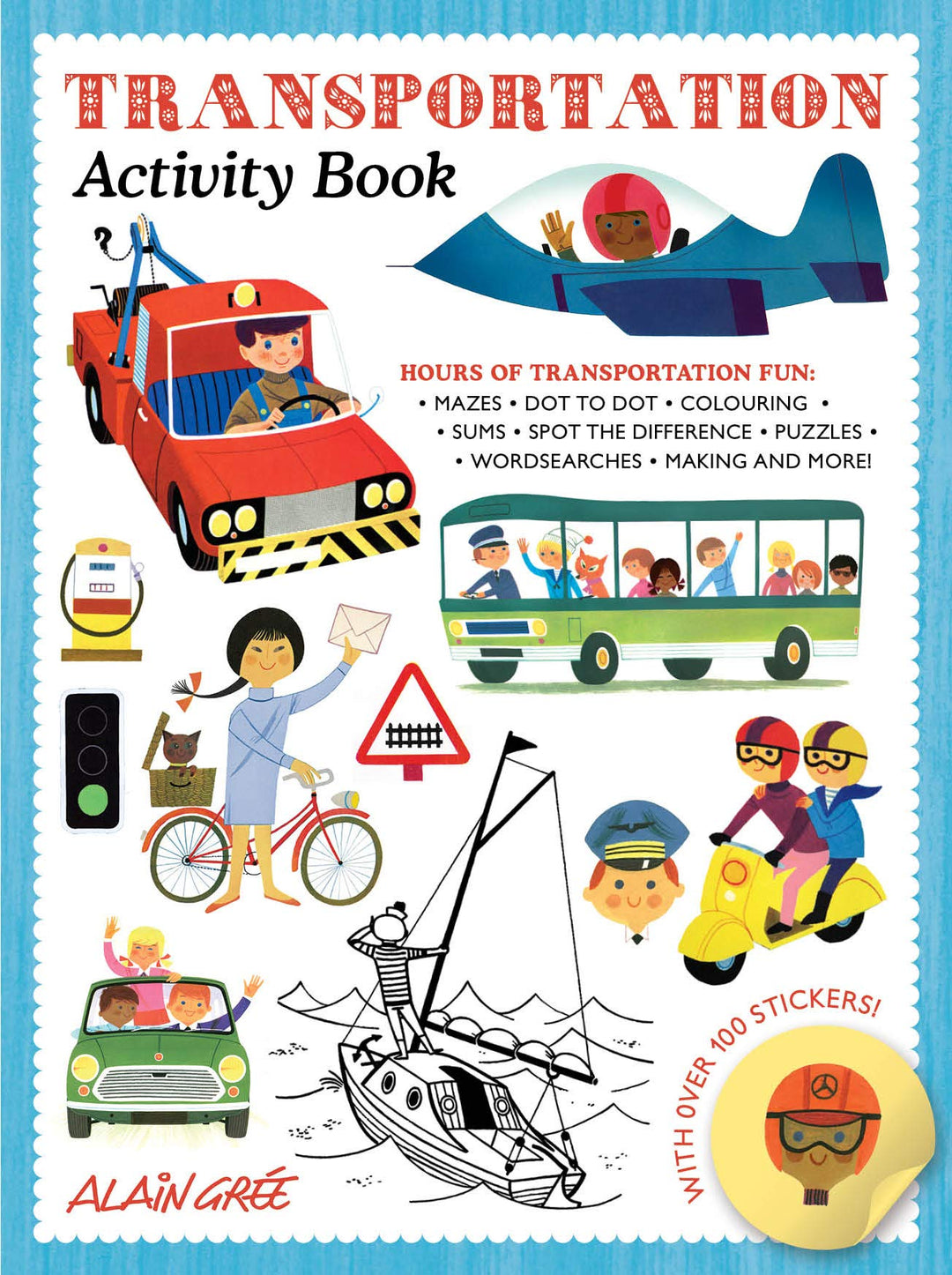 Alain Gree Transportation Activity Book