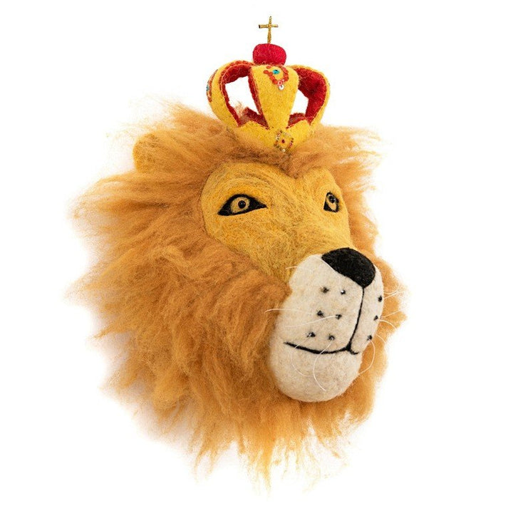 Wool Felt: Lion Taxidermy