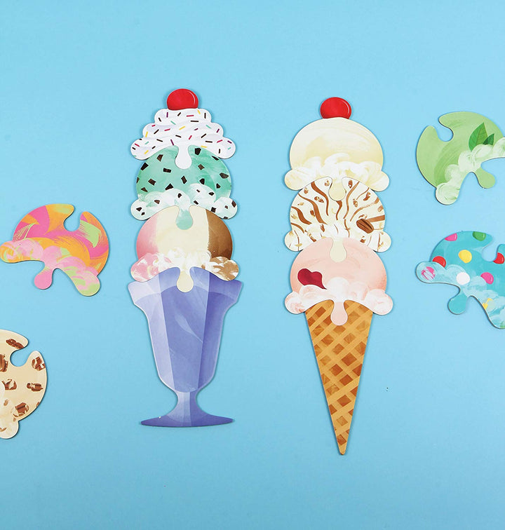 Ice Cream Scoop Puzzle Set
