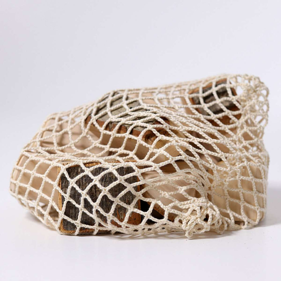 NEW Natural Blocks Set With Net Bag- 15 Blocks