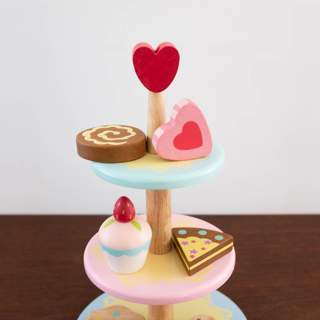 Wooden Pastry Stand Set