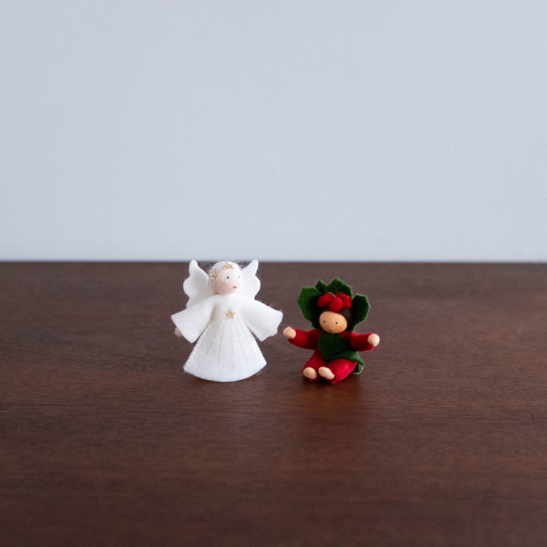 Wool Felt:  Fairy Little Angel Blonde with Star