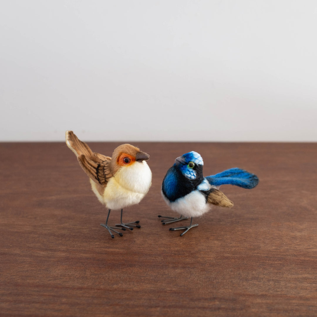 Brown and Orange Wren Stuffed Animal