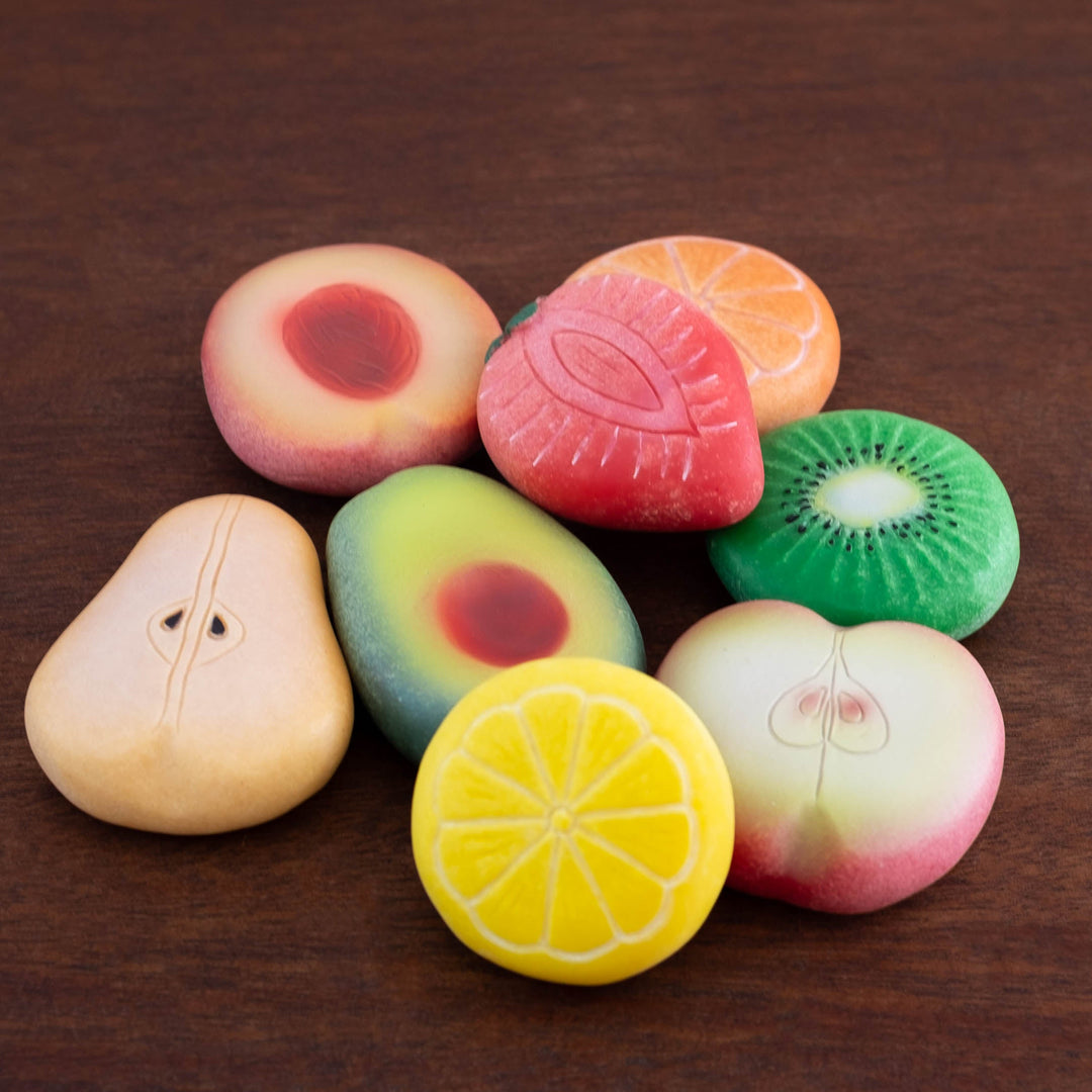 NEW Sensory Stone Toy- Fruits Set