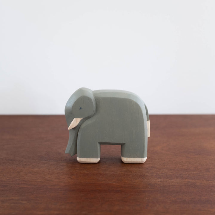 NEW Japanese Wooden Animals: Elephant