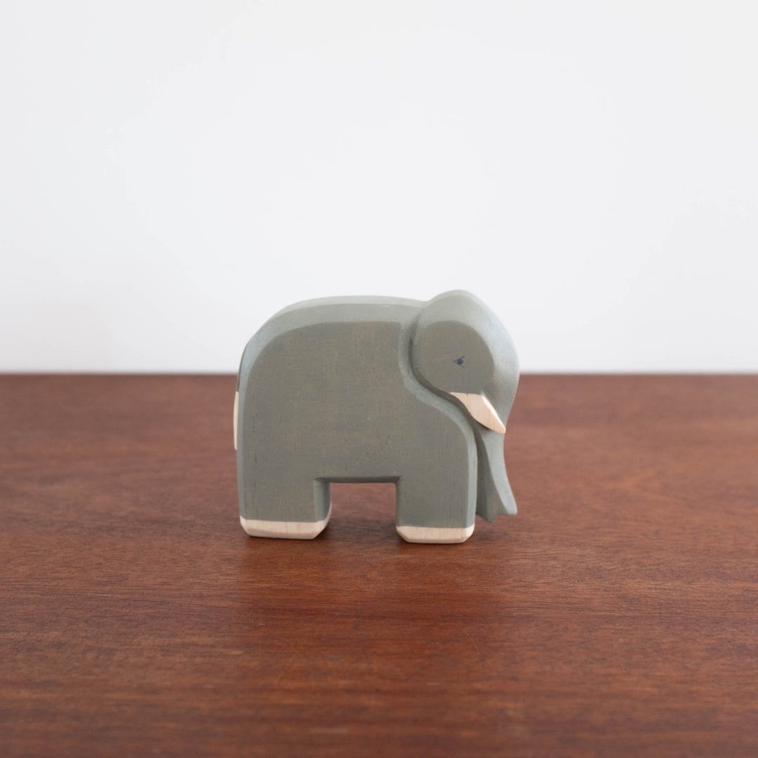 NEW Japanese Wooden Animals: Elephant