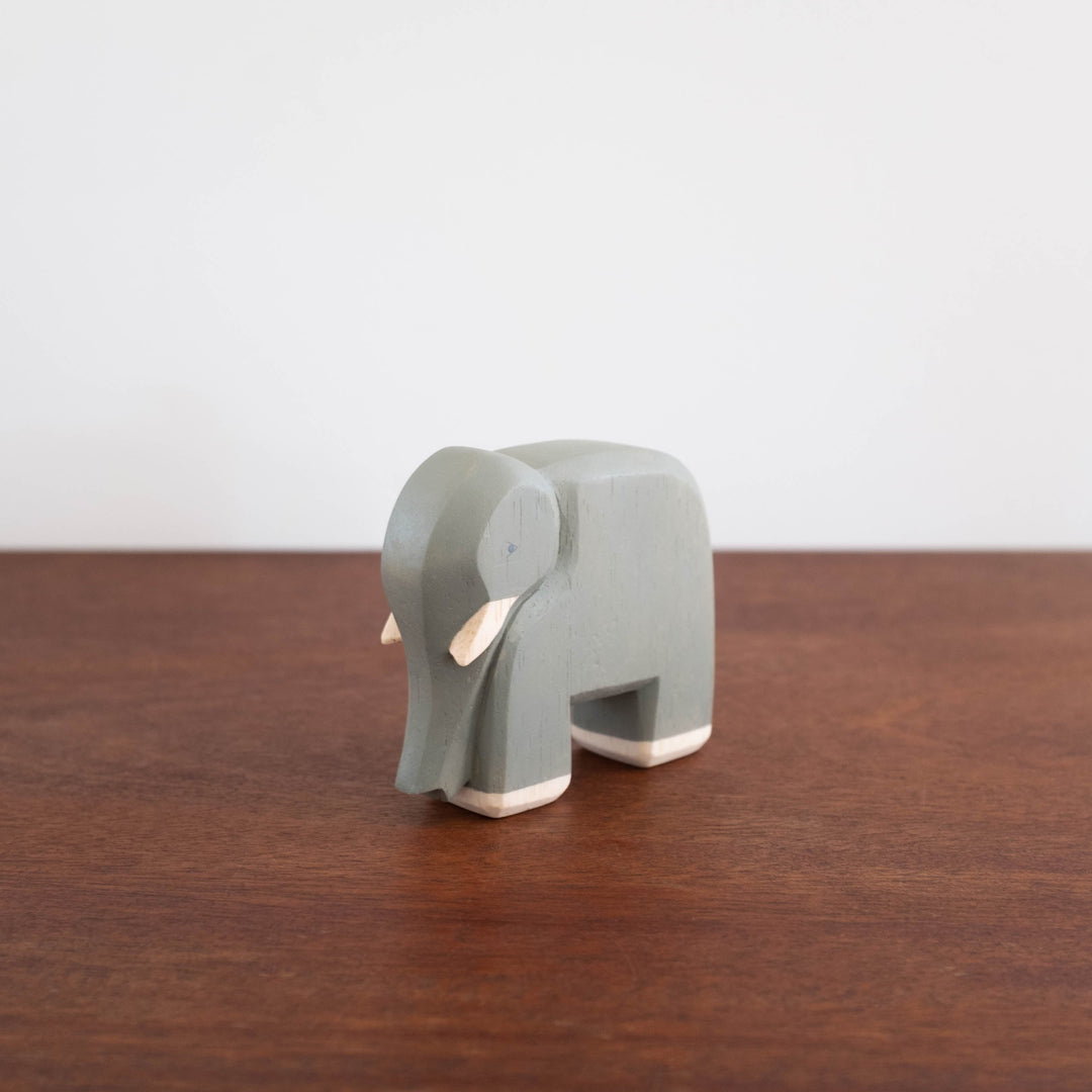 NEW Japanese Wooden Animals: Elephant