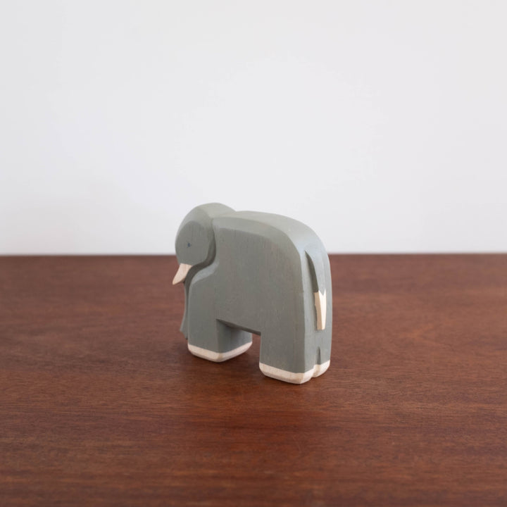 NEW Japanese Wooden Animals: Elephant