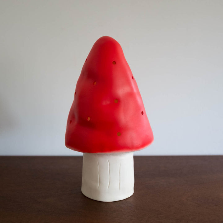 Mushroom Woodland Lamp- Red