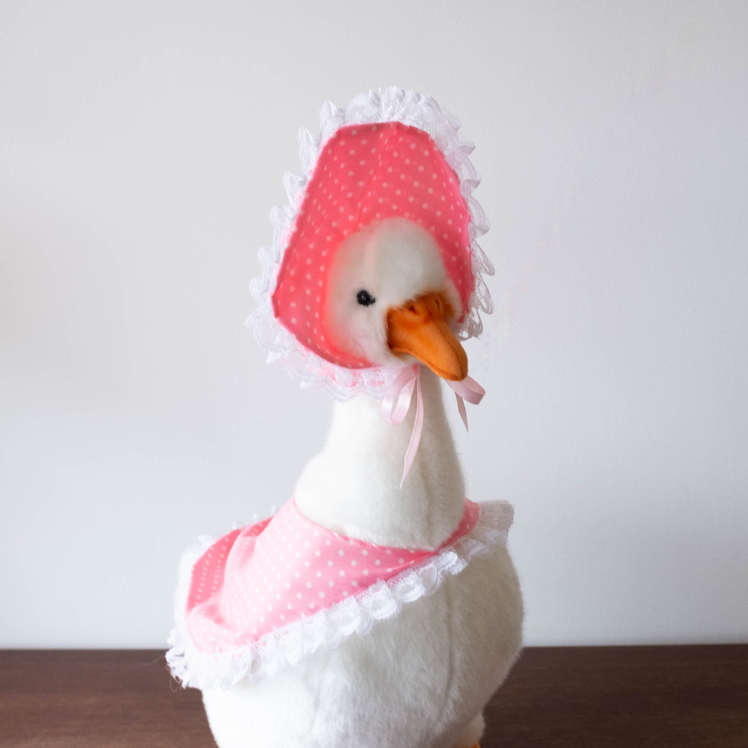 Large Mama Goose with Bonnet Stuffed Animal