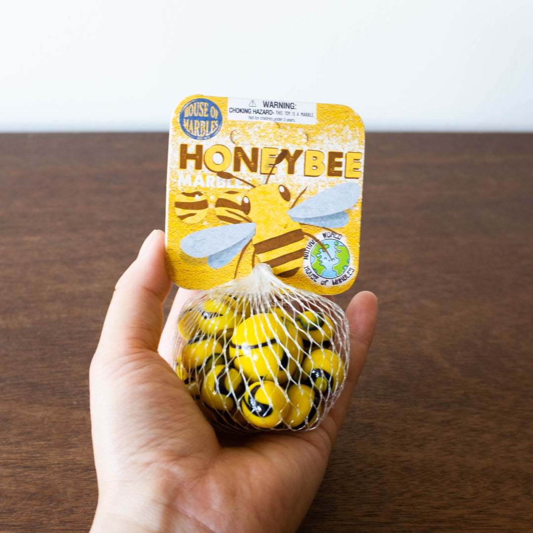 NEW Honeybee Net Bag of Marbles