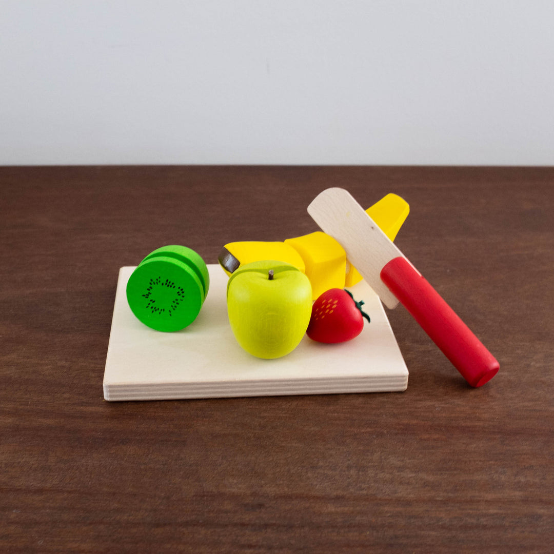 Wooden Fruit Salad Cut Up Toy Set