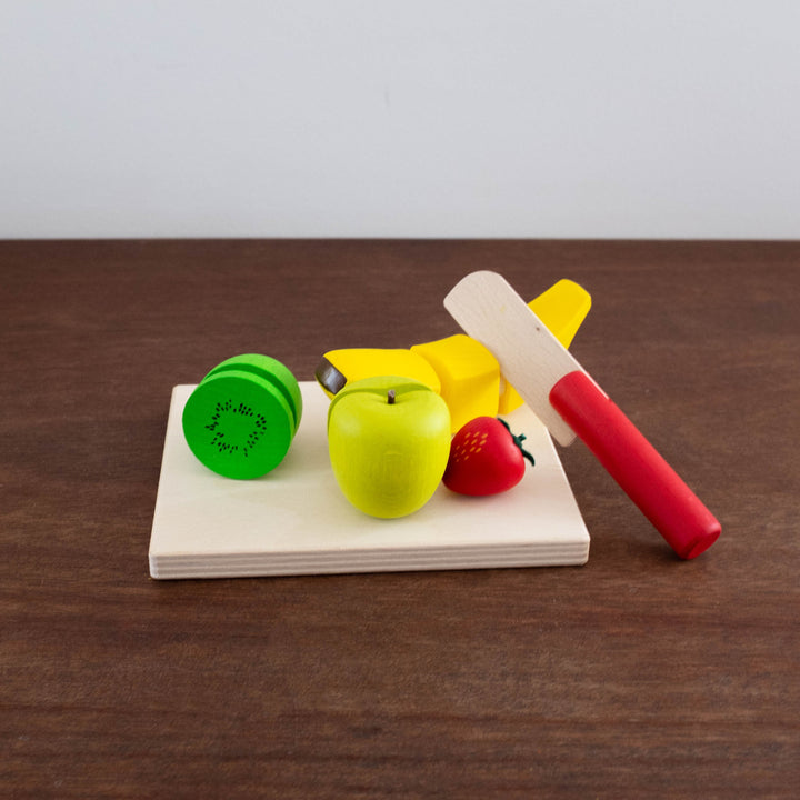 Wooden Fruit Salad Cut Up Toy Set