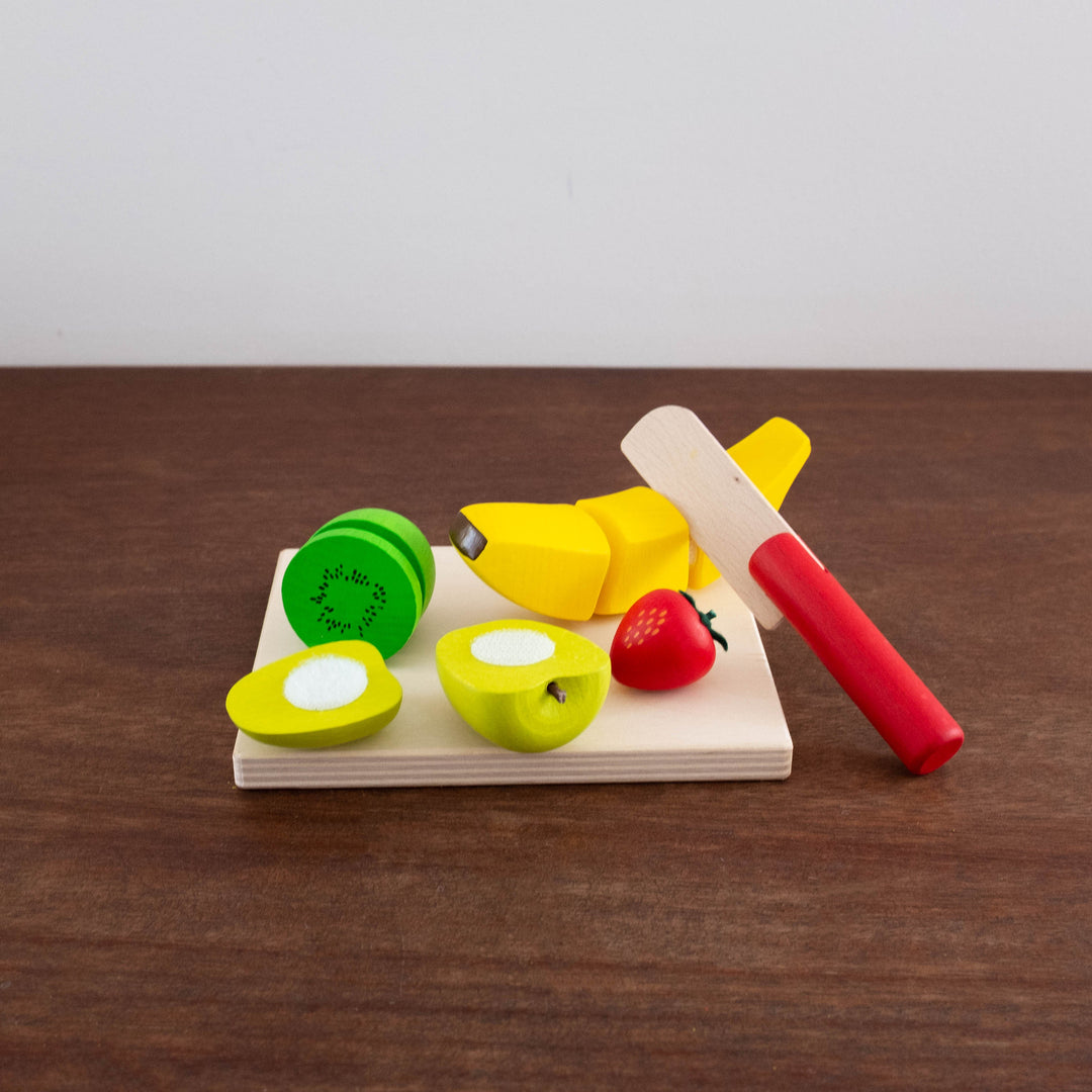 Wooden Fruit Salad Cut Up Toy Set